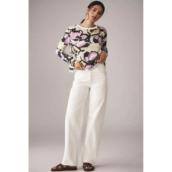 NWT Size XS - The Caitlin Boxy Tee by Maeve: Long-Sleeve Edition (NWT US$58) - Picture 5 of 16